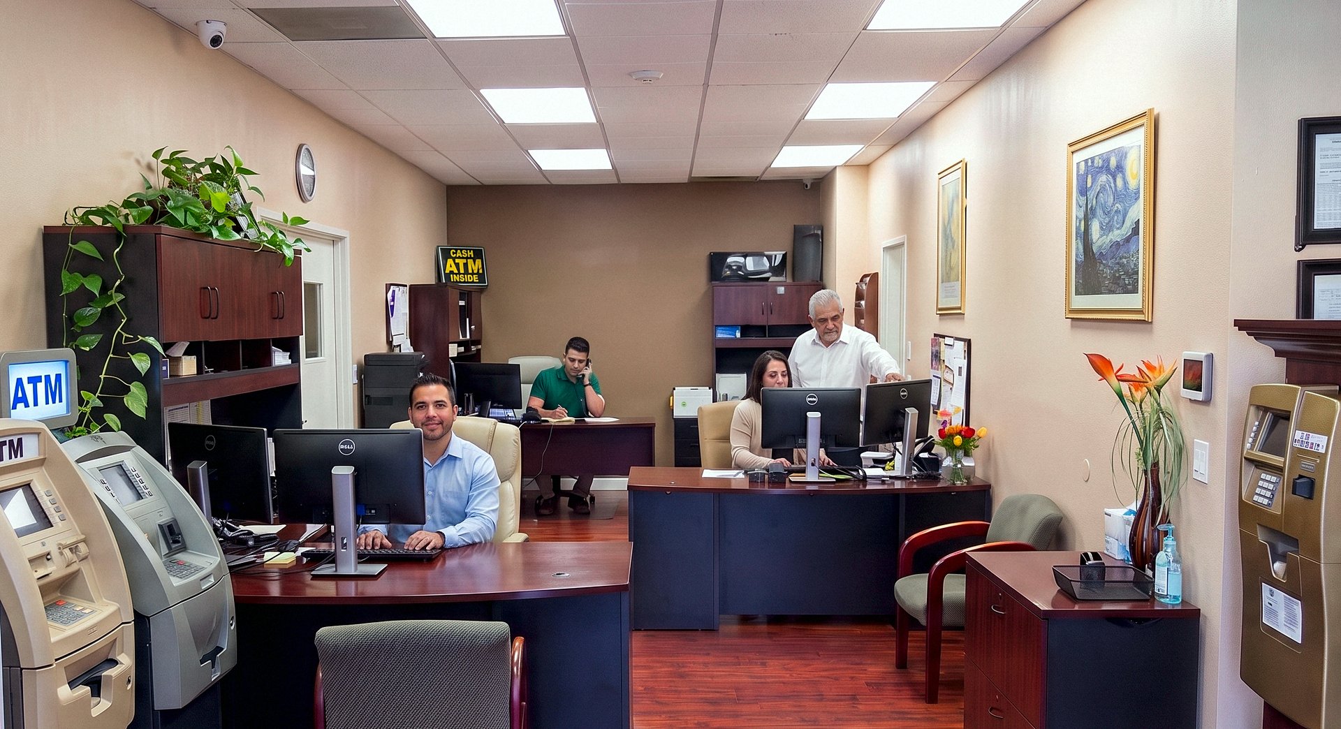 The FPE team working together in the company office in Burbank, California